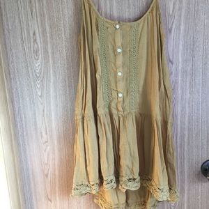 Boho Yellow Tunic